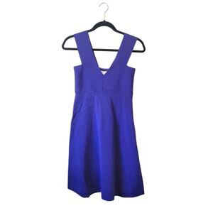 Reiss Archive Purple Sleeveless Bandage Dress